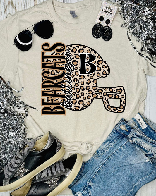 Leopard Helmet Spirit Tan Tee