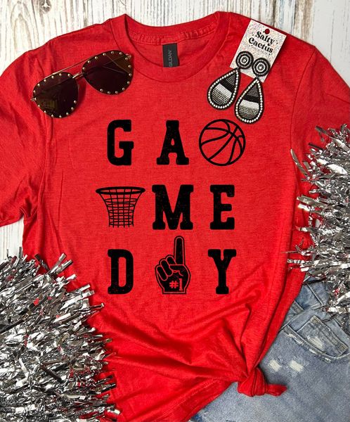 Game Day Basketball Number One Tees