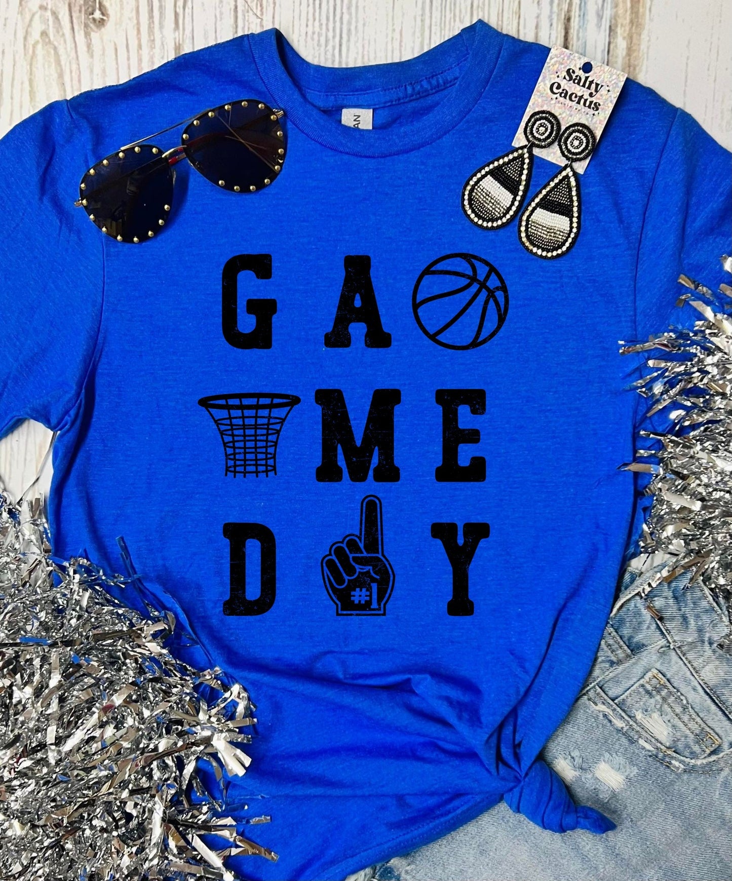 Game Day Basketball Number One Tees