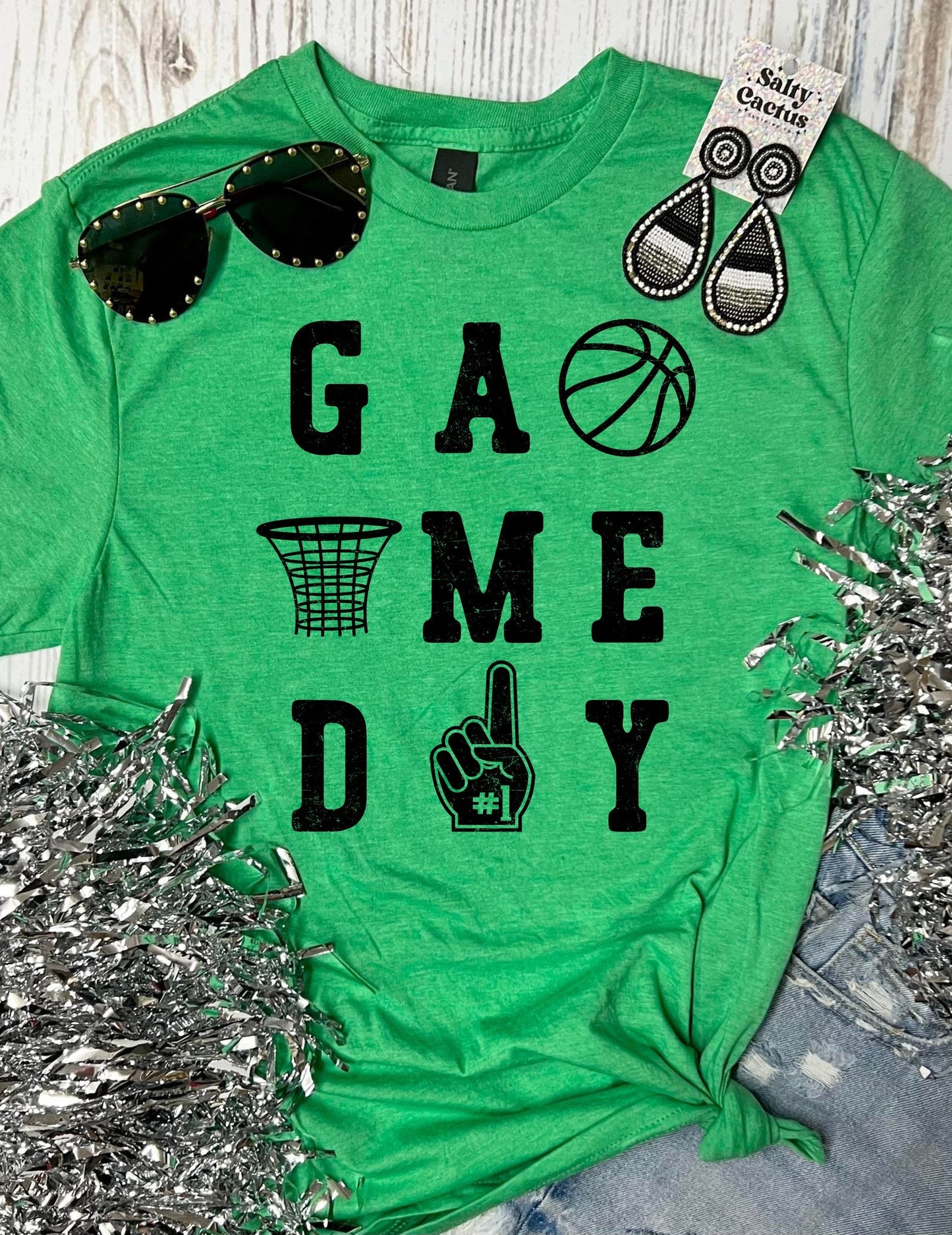 Game Day Basketball Number One Tees