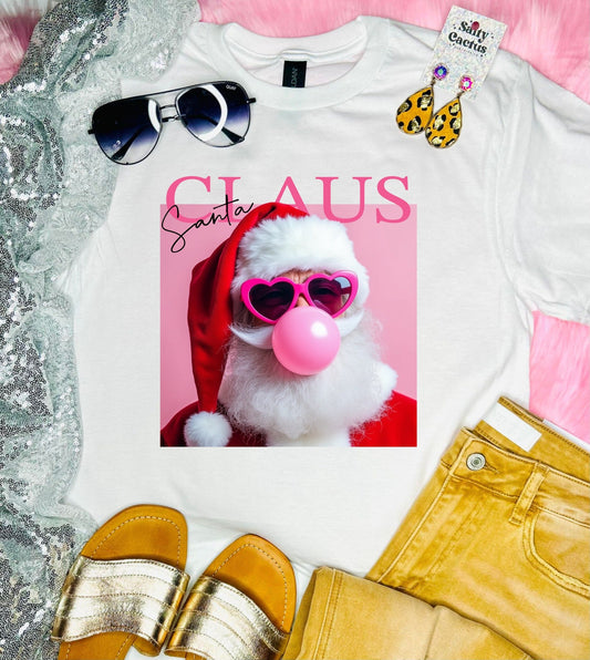 Santa Claus Bubble White Tee