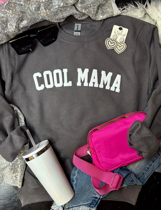 *PUFF CUSTOM* Cool Custom Name Charcoal Grey Sweatshirt