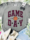 *DTF* Game Day Basketball Colored Stars Grey Comfort Colors