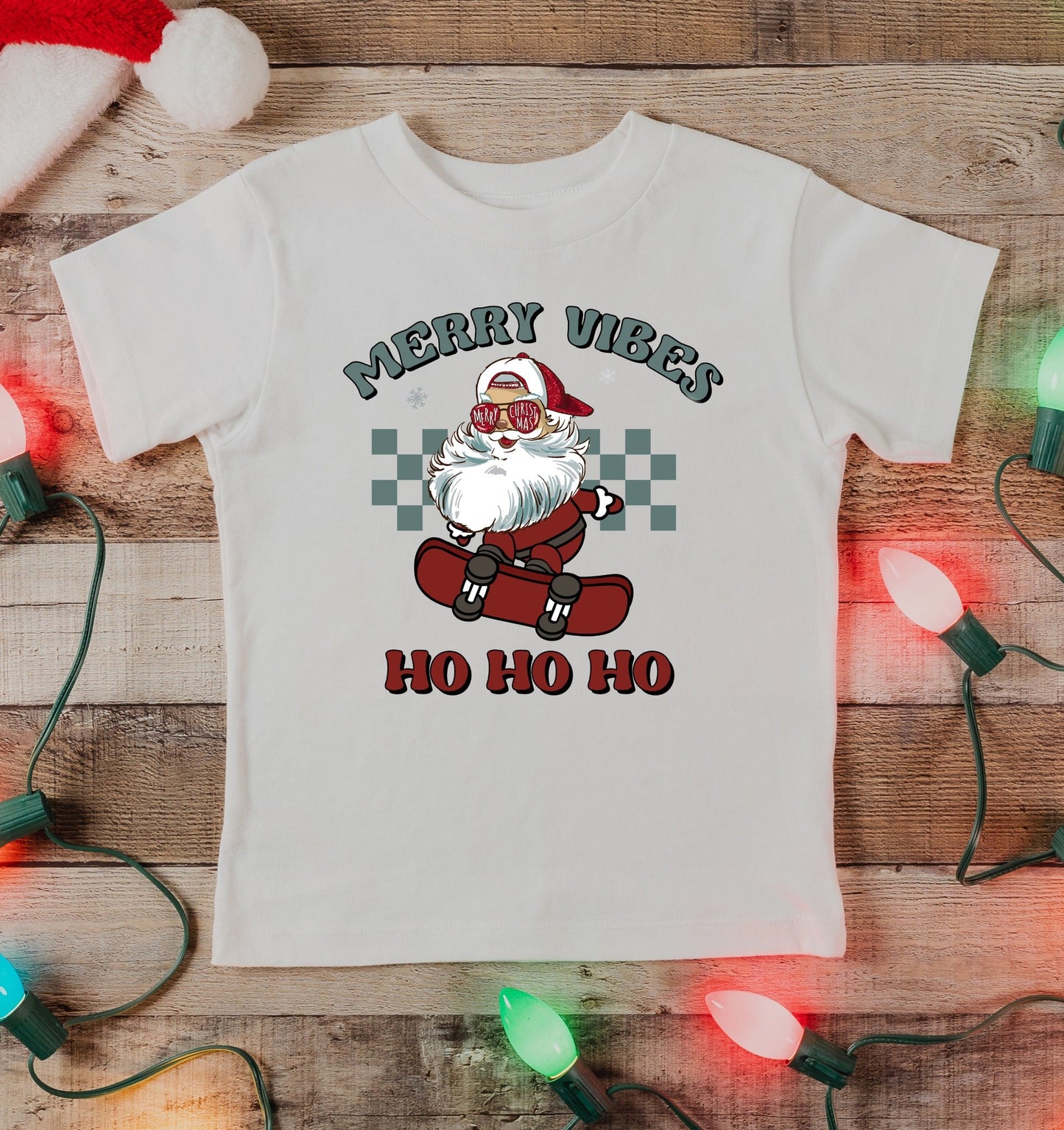 *DTF* Merry Vibes Ho Ho Ho Tan Tee