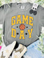 *DTF* Game Day Basketball Colored Stars Grey Comfort Colors