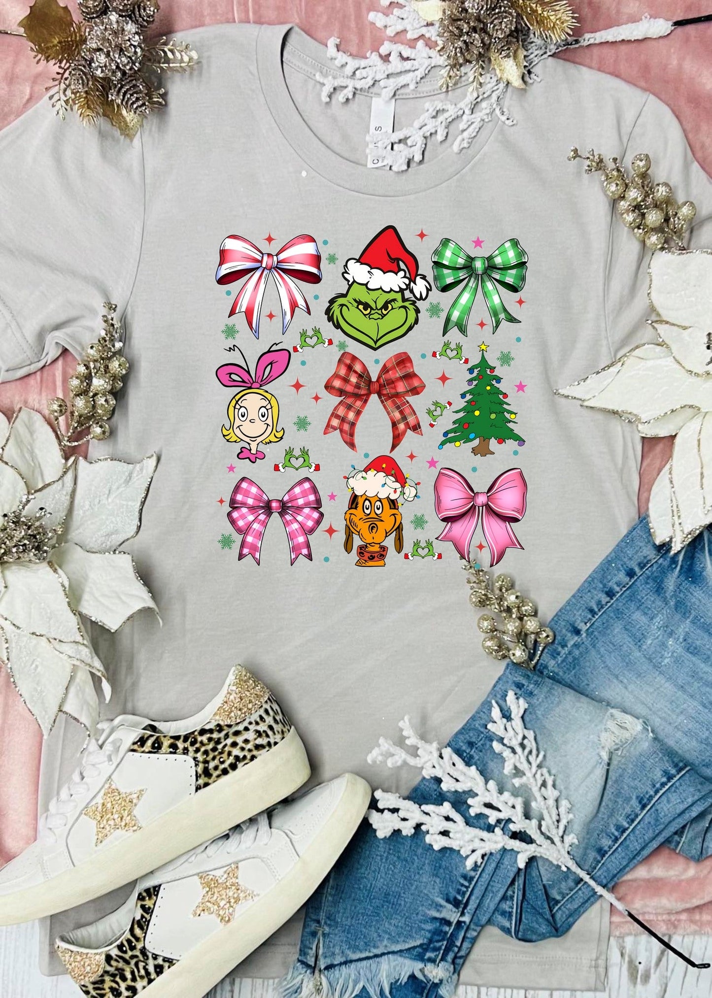 Grinch Icons Stone Tee