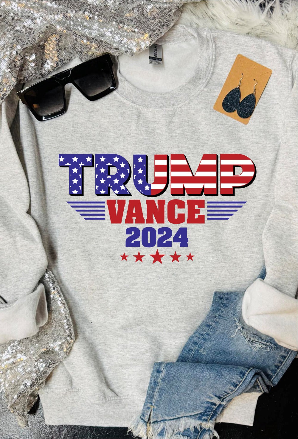 T Vance 2024 Ash Grey Sweatshirt