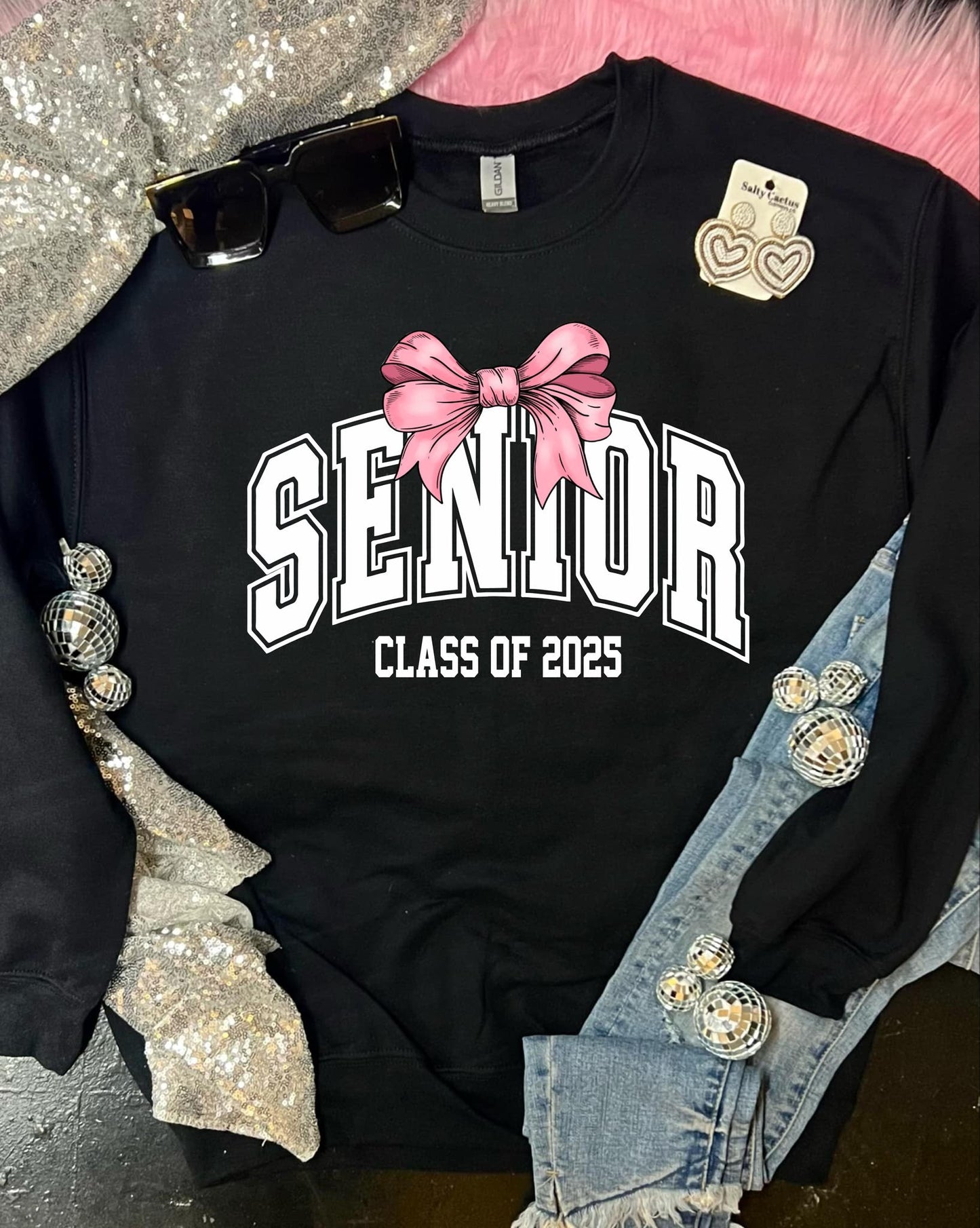 *DTF* Senior 2025 Pink Bow