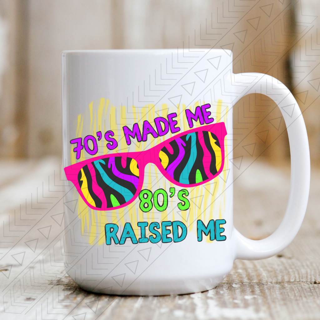 70S Made 80S Raised Mug