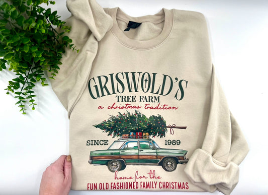 G’s Tree Farm - Sand Sweatshirt