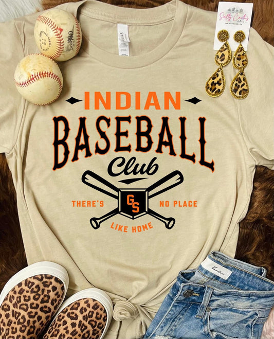 Mascot Baseball Club Tan Tee