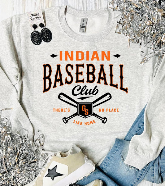 Mascot Baseball Club Ash Grey Sweatshirt