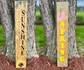 Hey There Sunshine/Hello Spring - E. American - DOUBLE SIDED - Porch Sign