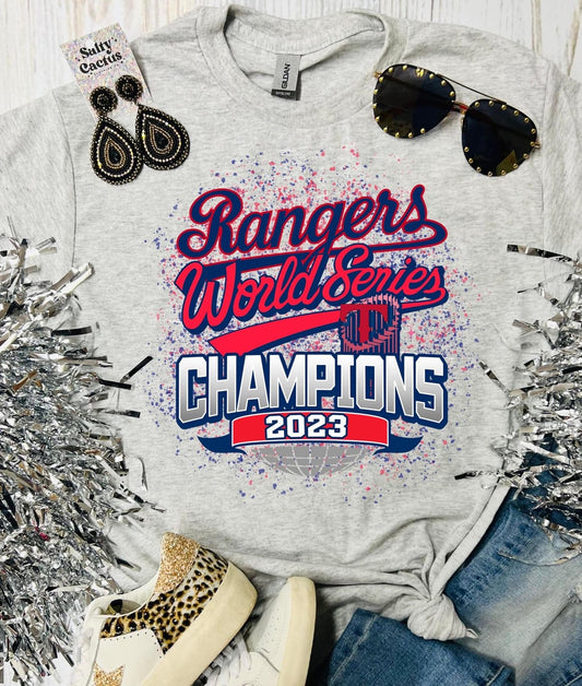 Splatter Rangers Champions Ash Grey Tee