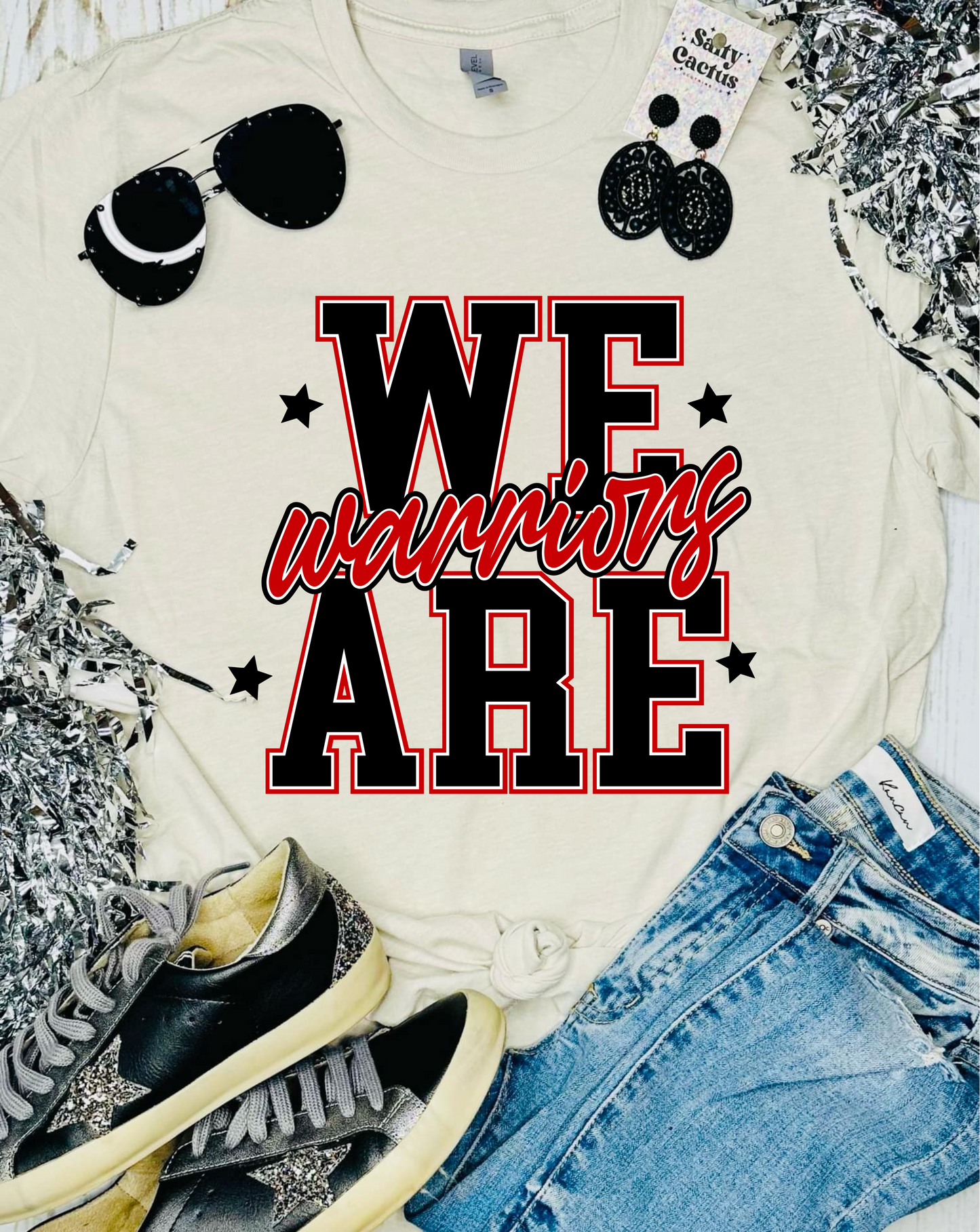 We Are Mascot Stars Tan Tee