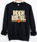 *DTF* Basketball Checkered Mascot Spirit Sweatshirt