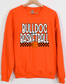 *DTF* Basketball Checkered Mascot Spirit Sweatshirt