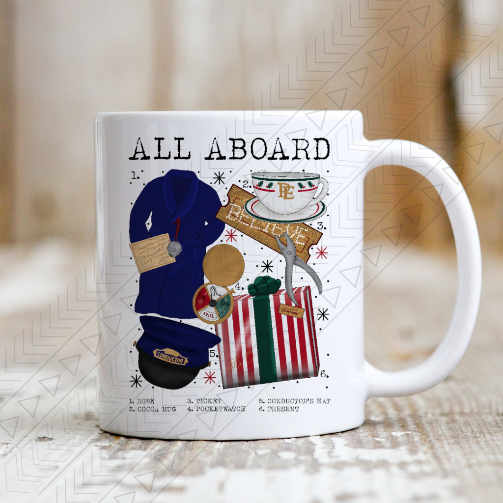 All Aboard Mug