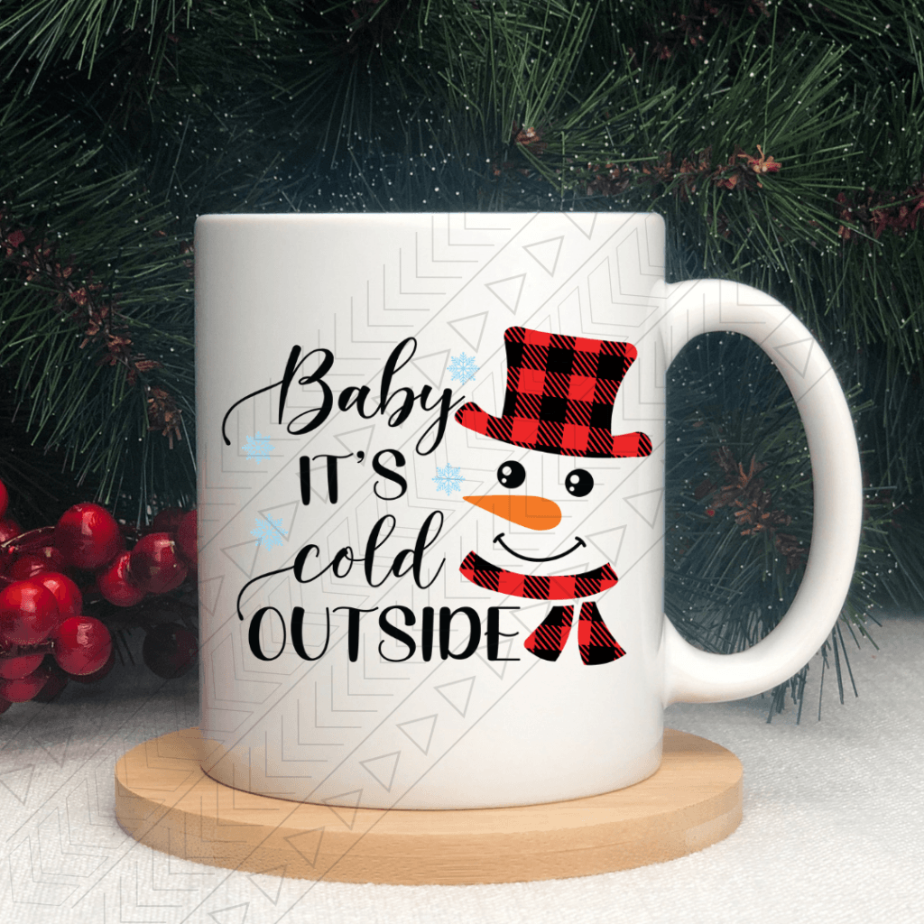 Baby Its Cold Snowman Ceramic Mug 11Oz Mug