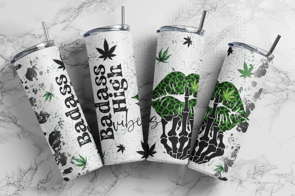 Badass High Vibes Tumbler