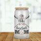 Baseball Mom Glass Can