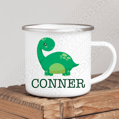 Brontosaurus Enamel Mug Mug