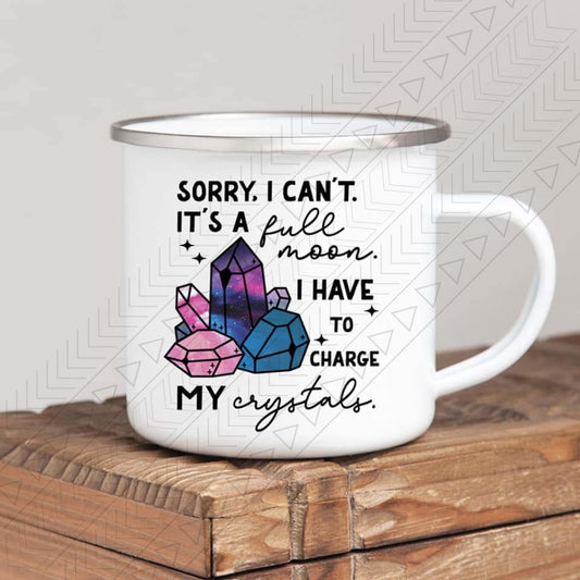 Charge My Crystals Enamel Mug Mug