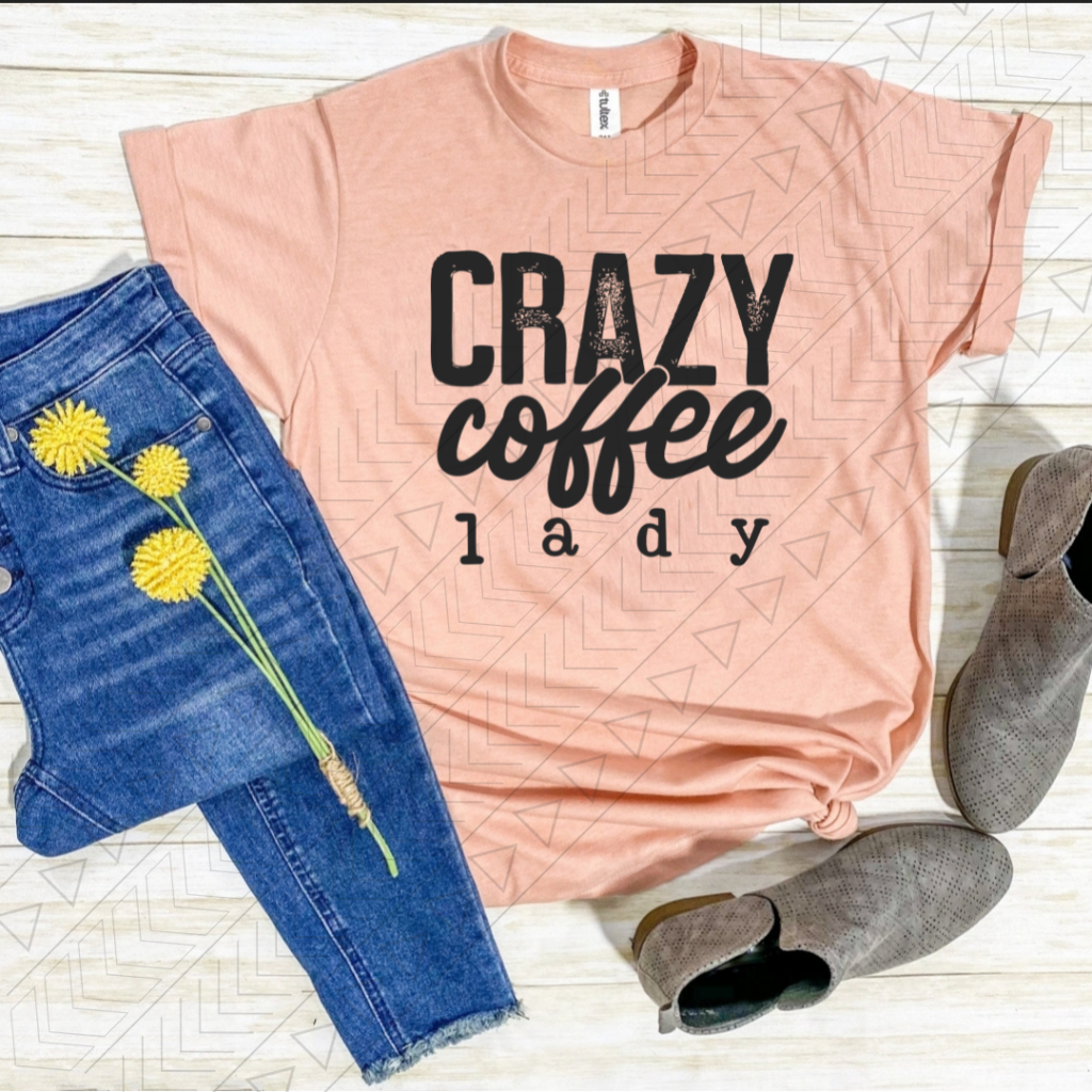 Crazy Coffee Lady Shirts & Tops