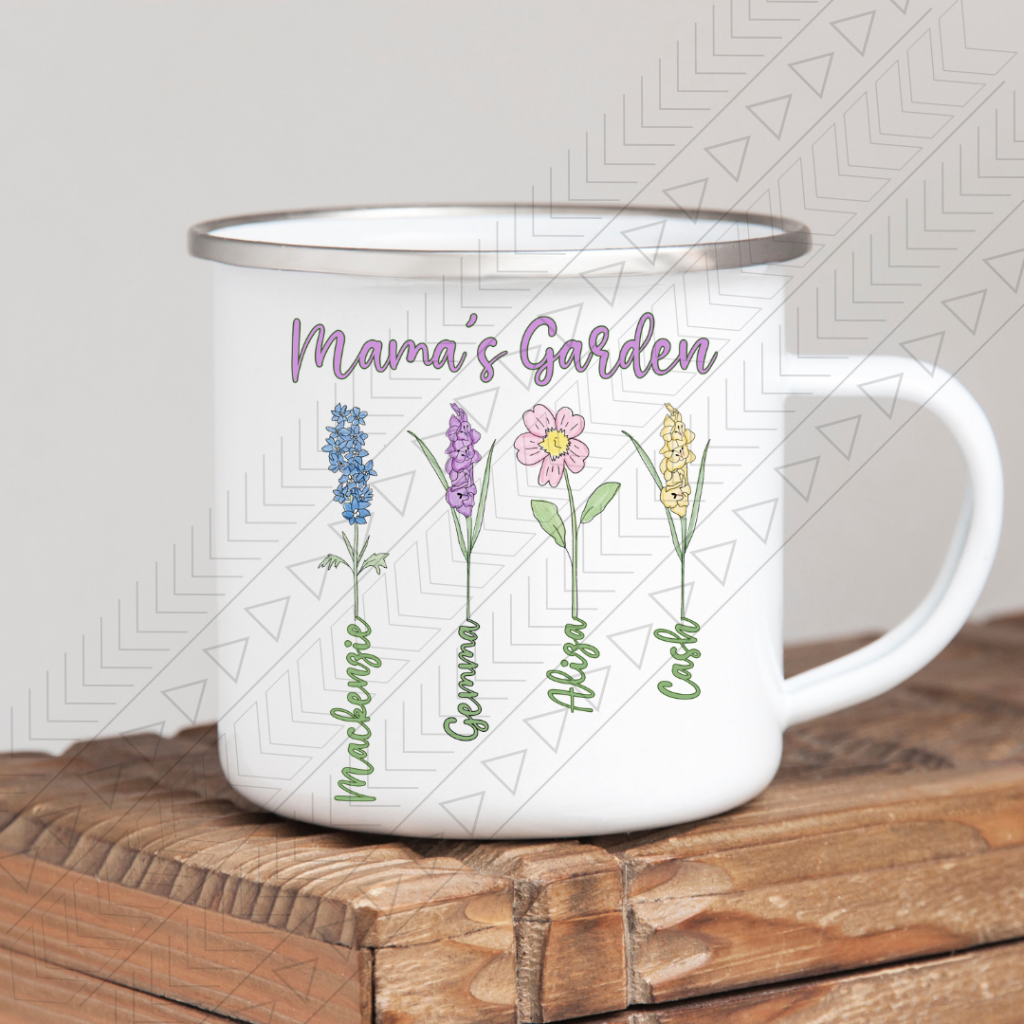 Custom Mamas Garden With Names Mug