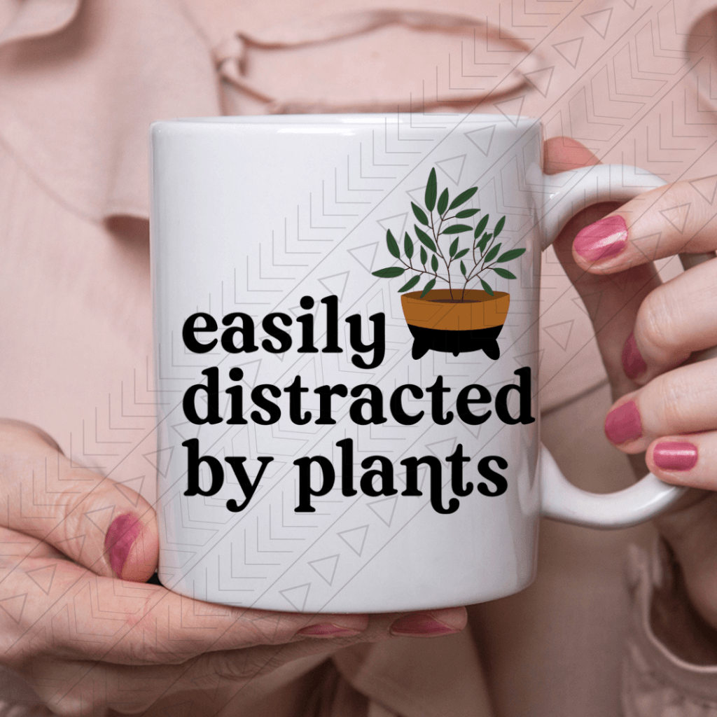 Distracted By Plants Ceramic Mug 11Oz Mug