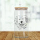 Dog Breed Glass(2 Dogs) Glass Can