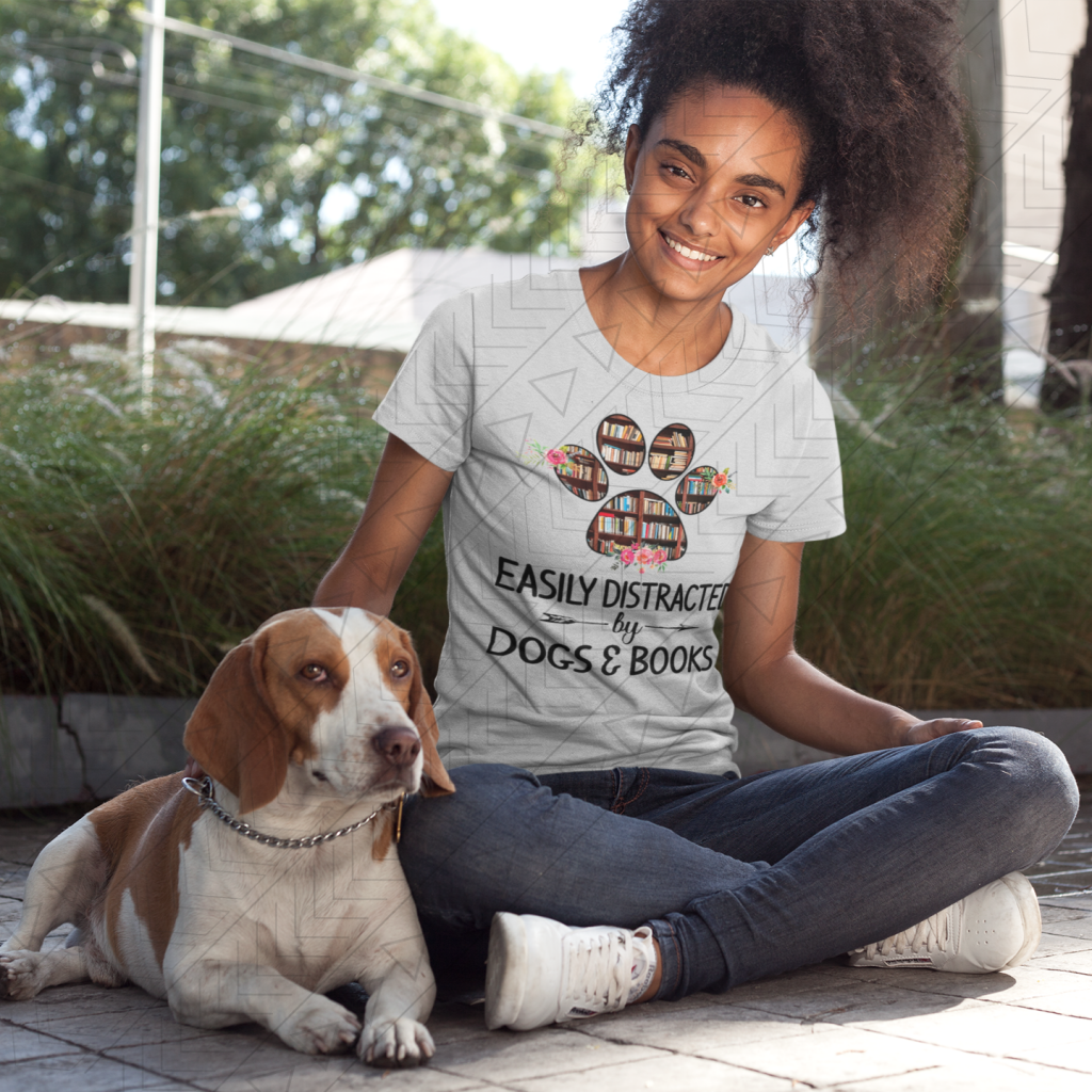 Dogs & Books Shirts Tops