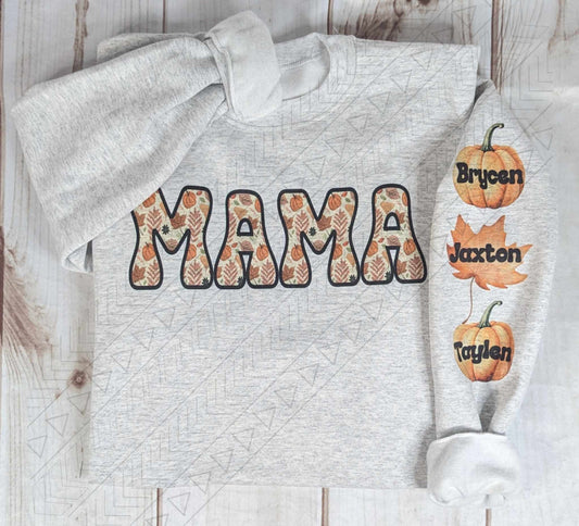 Fall Mama Sweatshirt (Custom) Shirts & Tops