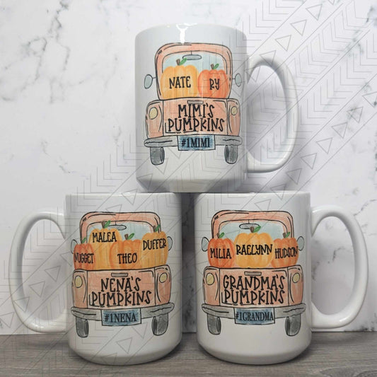 Fall Truck Pumpkins Mug