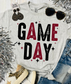 Rustic Gameday Stars Grey Tee