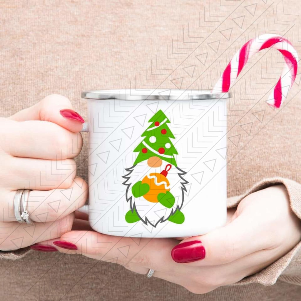 Gnome Ornament Enamel Mug Mug