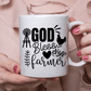 God Bless The Farmer Ceramic Mug 11Oz Mug