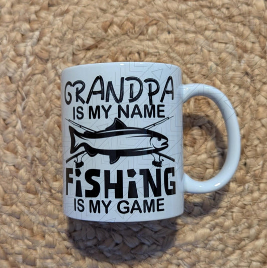 Grandpa Fishing Mug