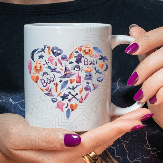 Halloween Heart Ceramic Mug 11Oz Mug