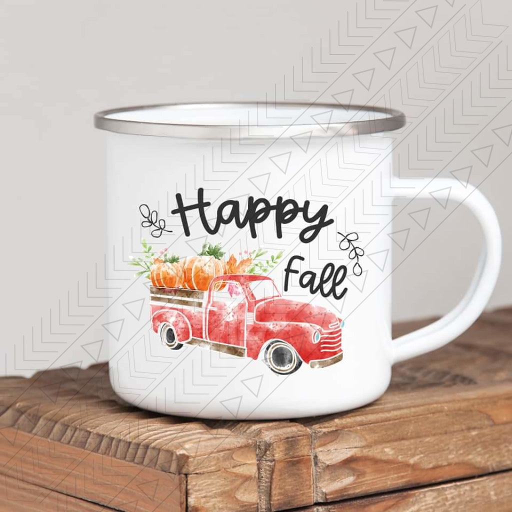 Happy Fall Truck Mug