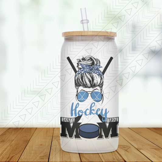 Hockey Mom Glass Can