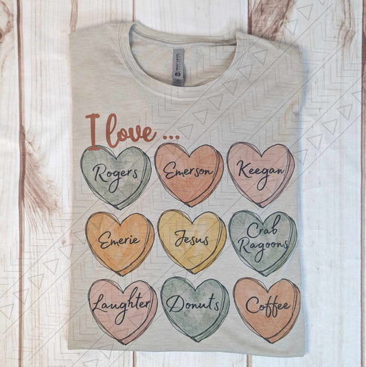 I Love... (Custom) Shirts & Tops