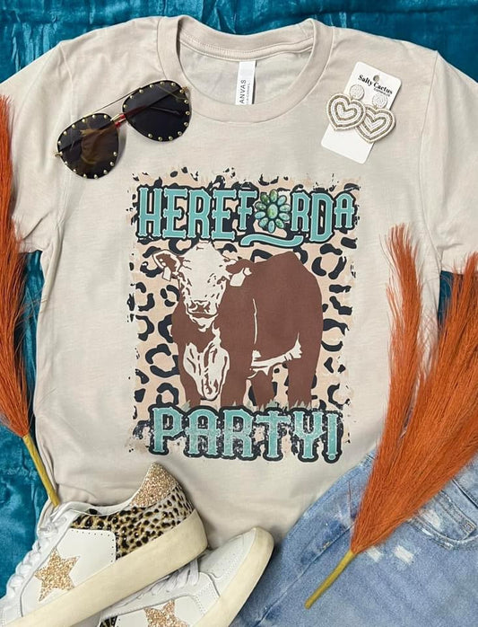 Hereforda Party Tan Tee