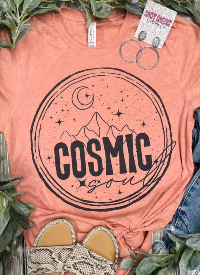 Cosmic Soul Heather Sunset Tee