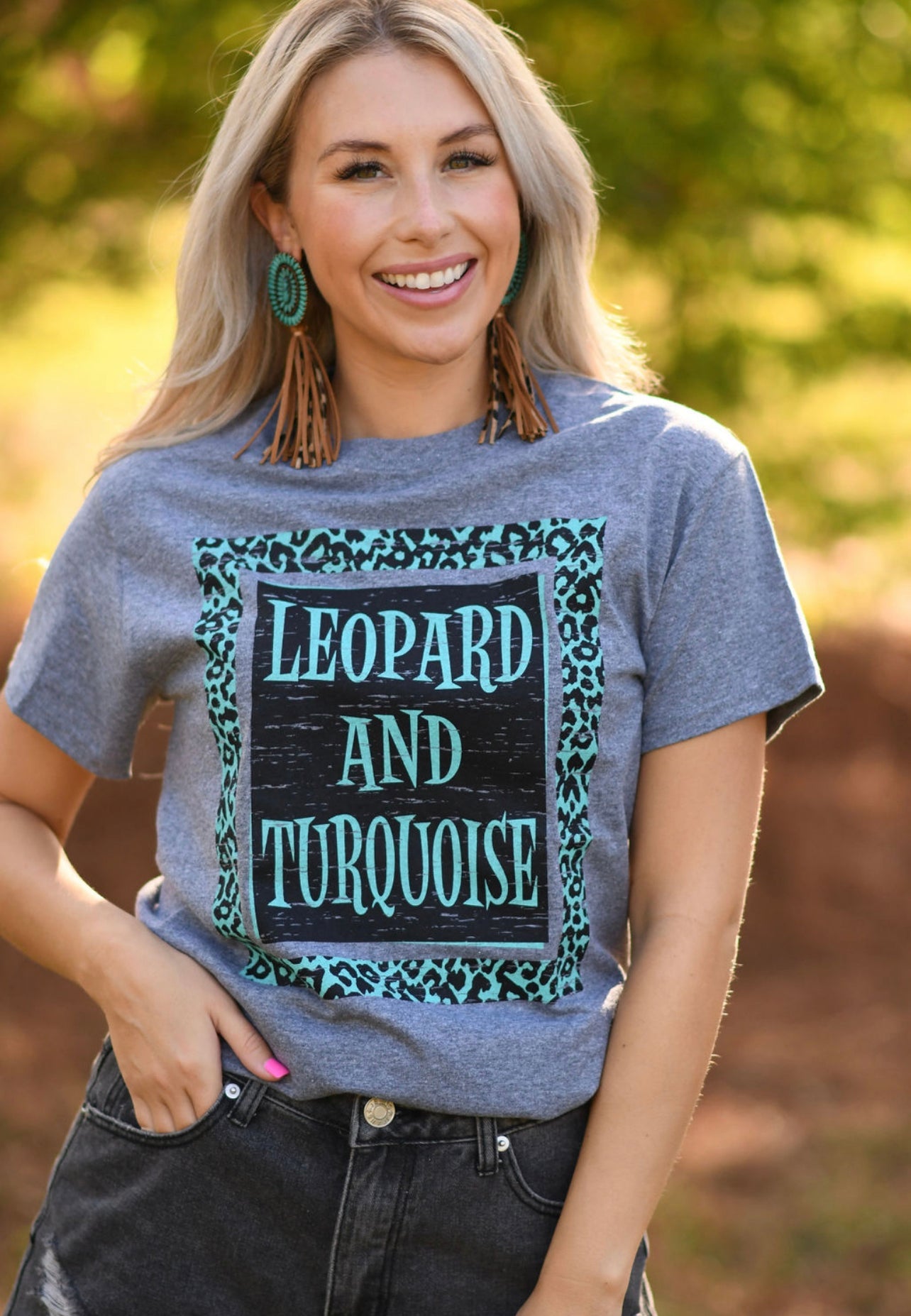 *Leopard and Turquoise