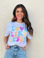 Colorful Love Like Jesus White Tee