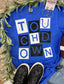 Touchdown Screen Printed Colored Tees