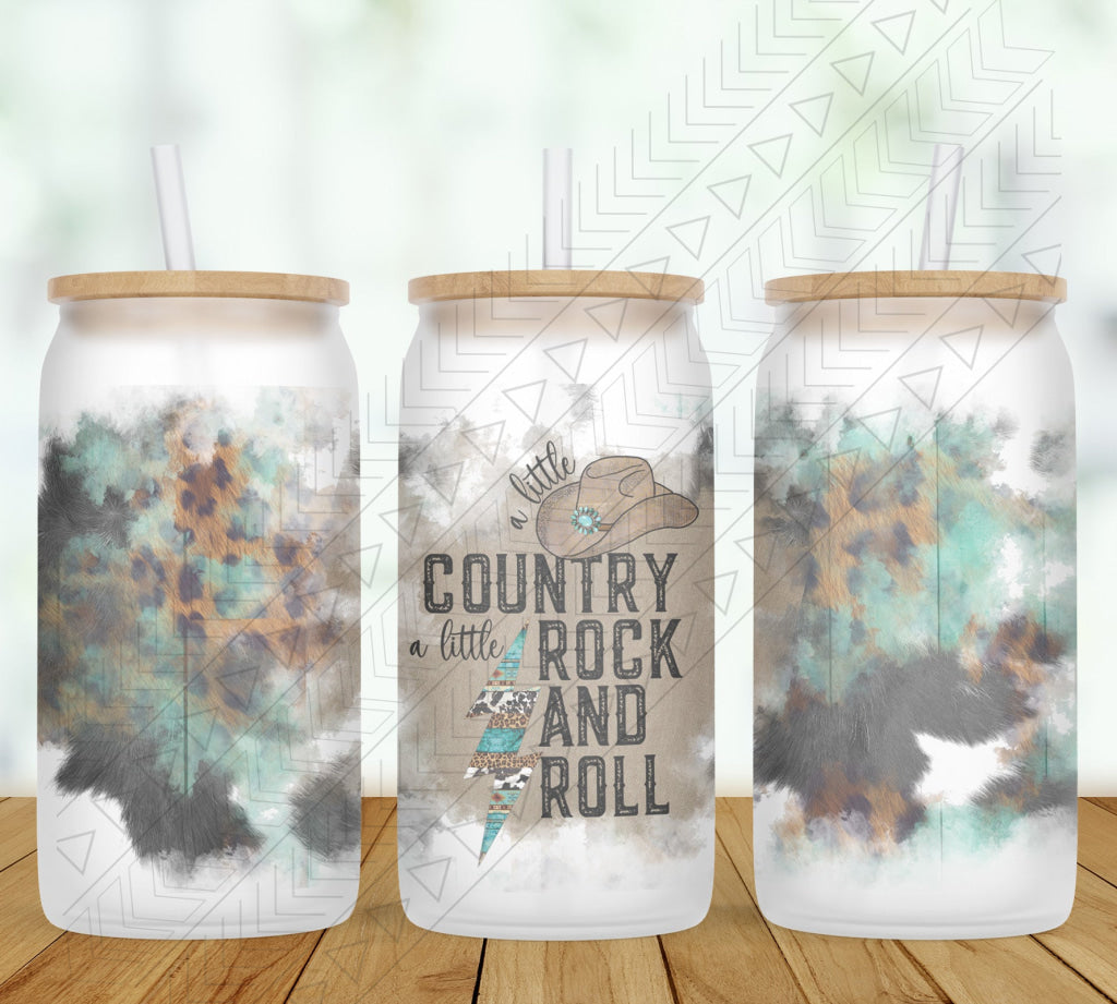 A Little Country A Rock And Roll Glass Can