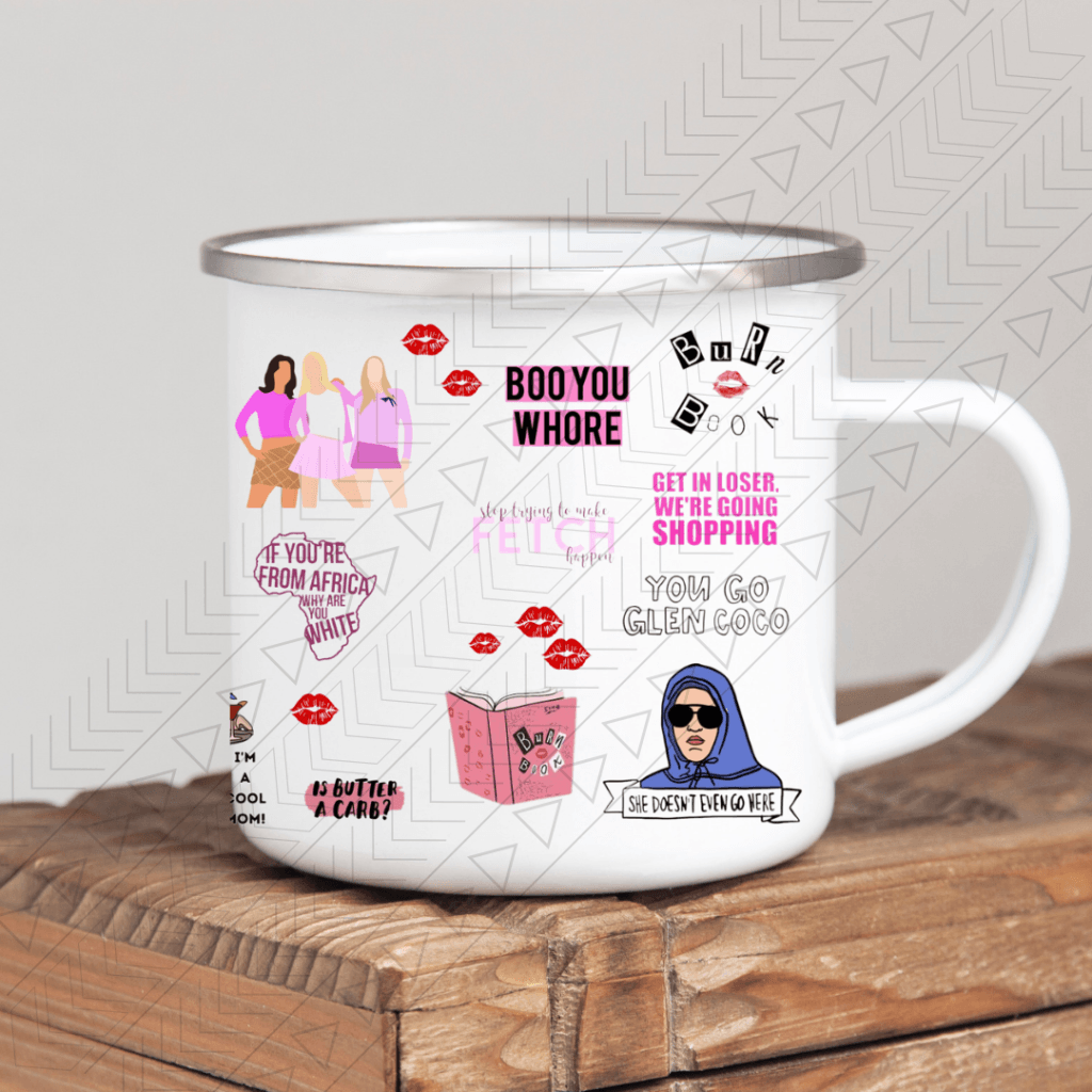 Mean Females Enamel Mug Mug