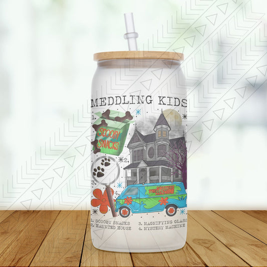 Meddling Kids Glass Can